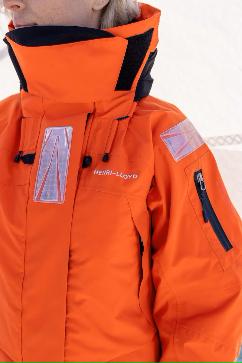 Womens O-Race Jacket 3L - Power Orange