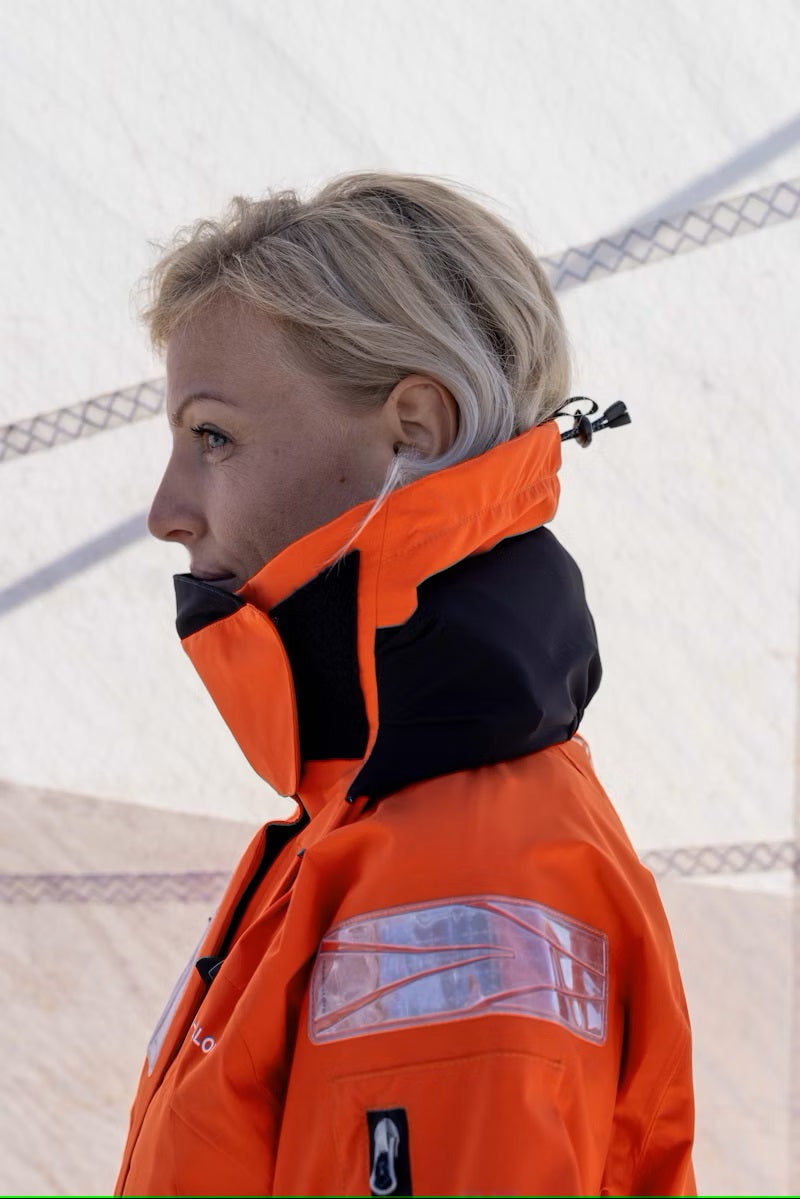 Womens O-Race Jacket 3L - Power Orange