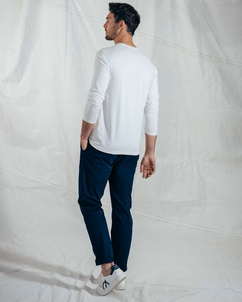 Mav Tech LS Tee - White