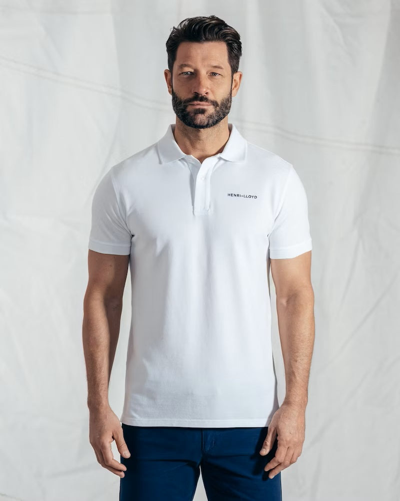 Mav Tech Polo Blu - White