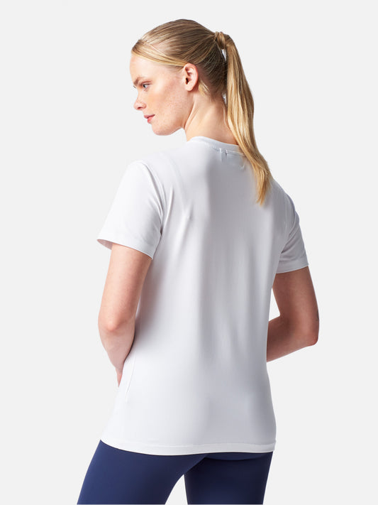 Womens Dri-Fast SS Tee - White