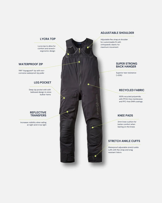 Women's Dynamic Salopettes - Black