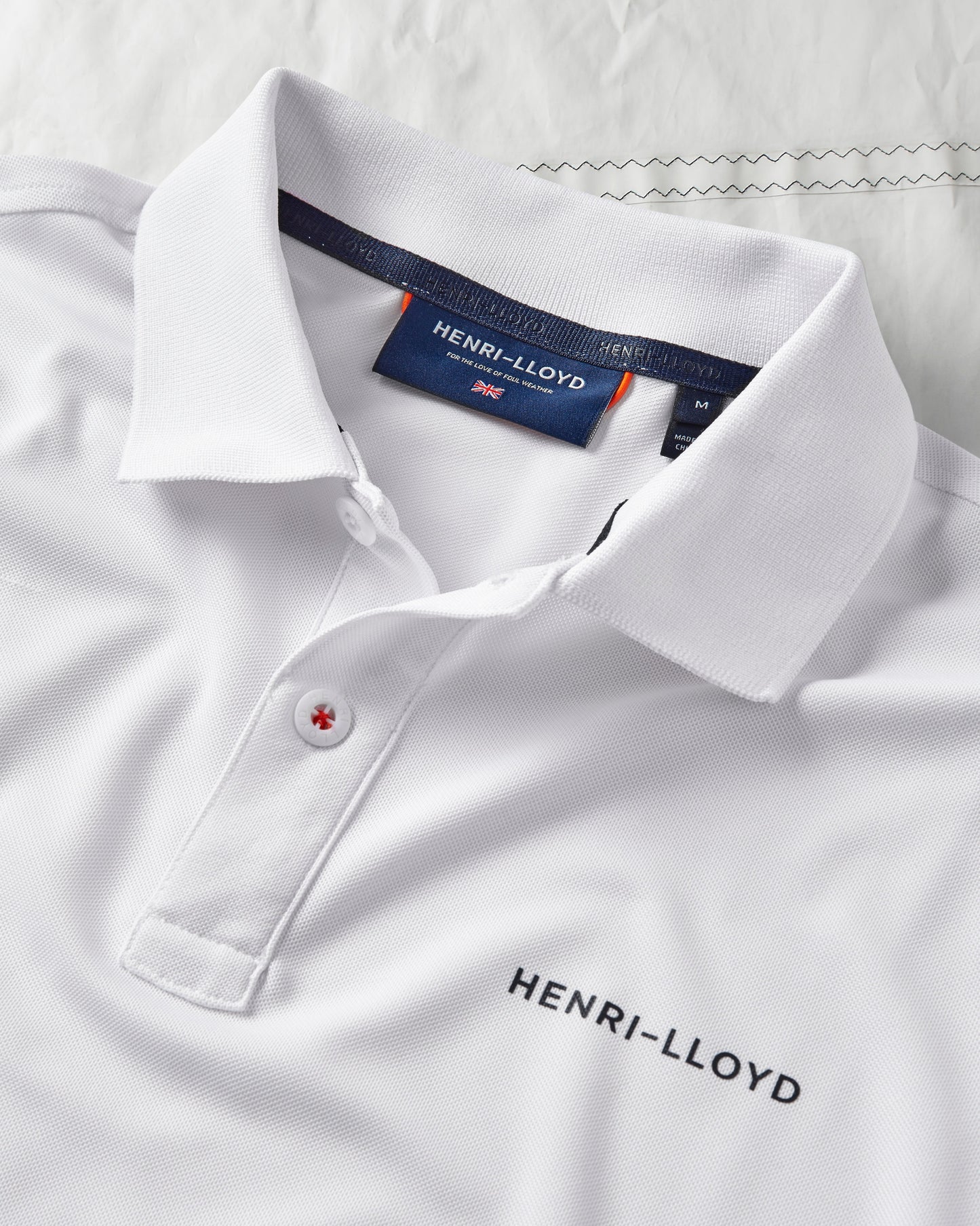 Mav Tech Polo Blu - White