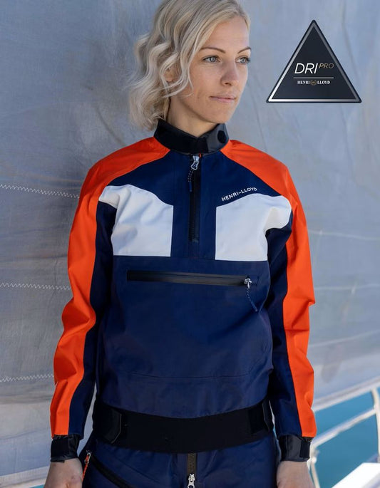 Womens M-Pro Smock Blu 2.0 - Navy/Orange