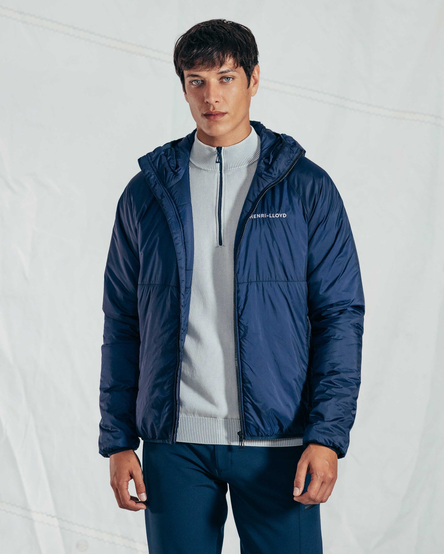 Mav Hooded Warmer Jacket - Navy Blue