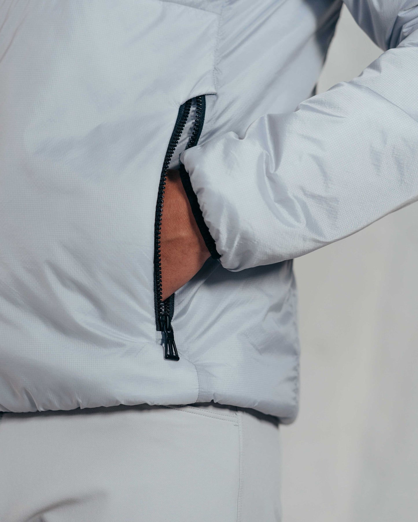 Mav Hooded Warmer Jacket - Ice