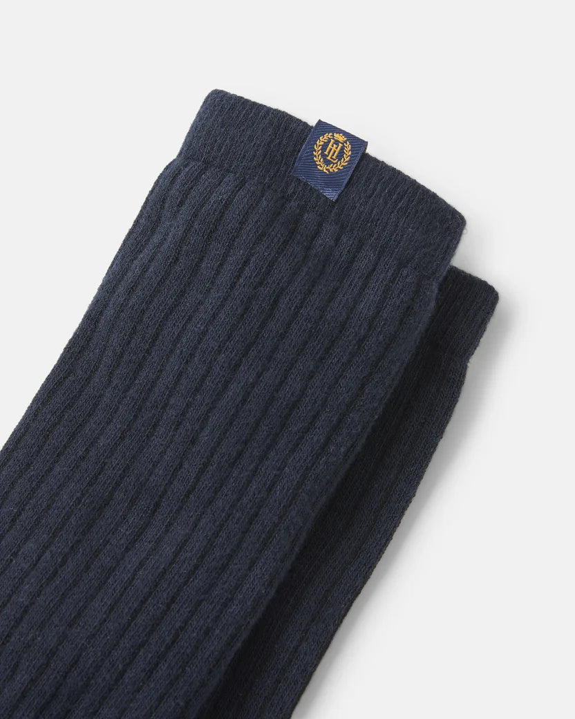 Keel Cotton Sock - Dark Navy