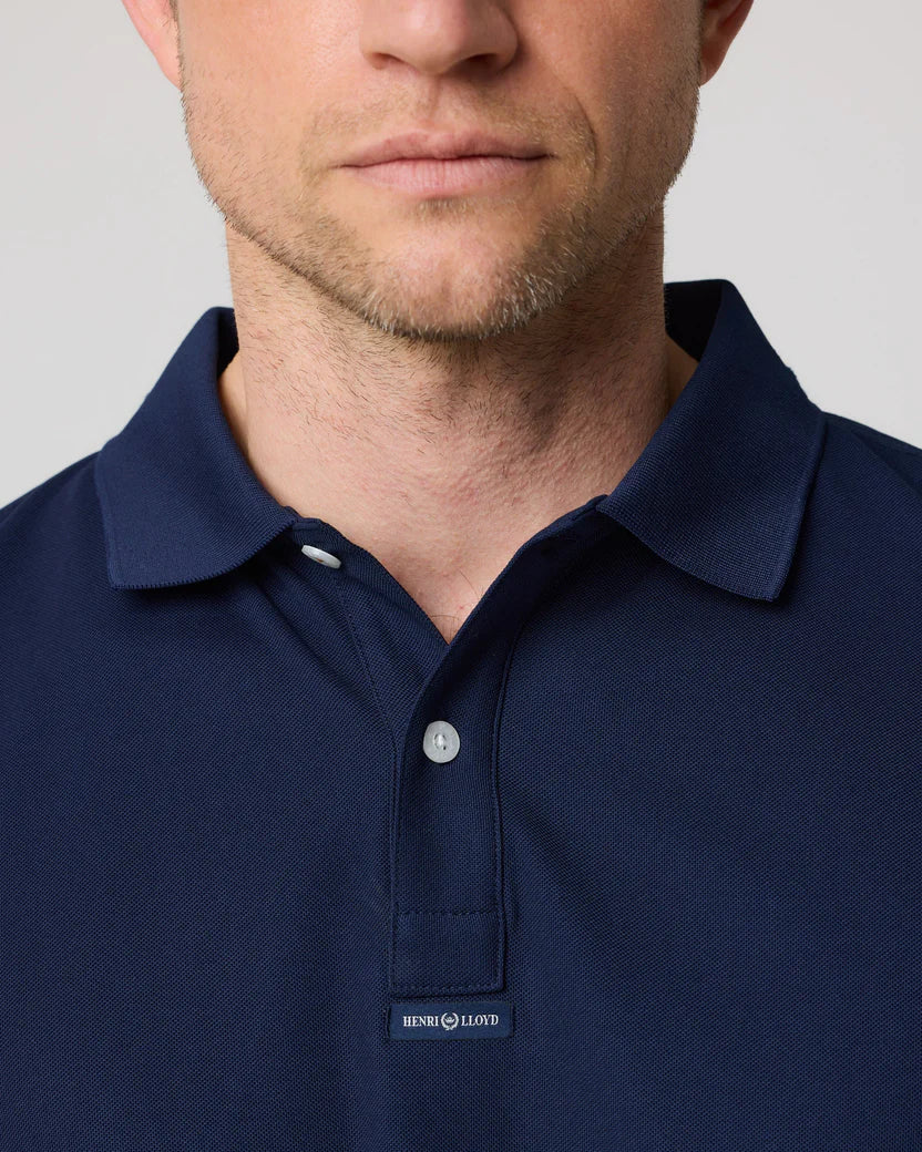 Men's Dri-Fast LS Polo - Navy Blue