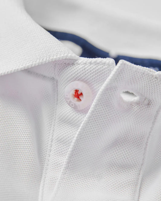 Women's Dri-Fast LS Polo - Eco White