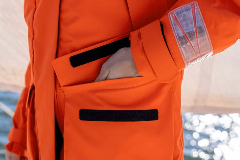 Womens O-Race Jacket 3L - Power Orange