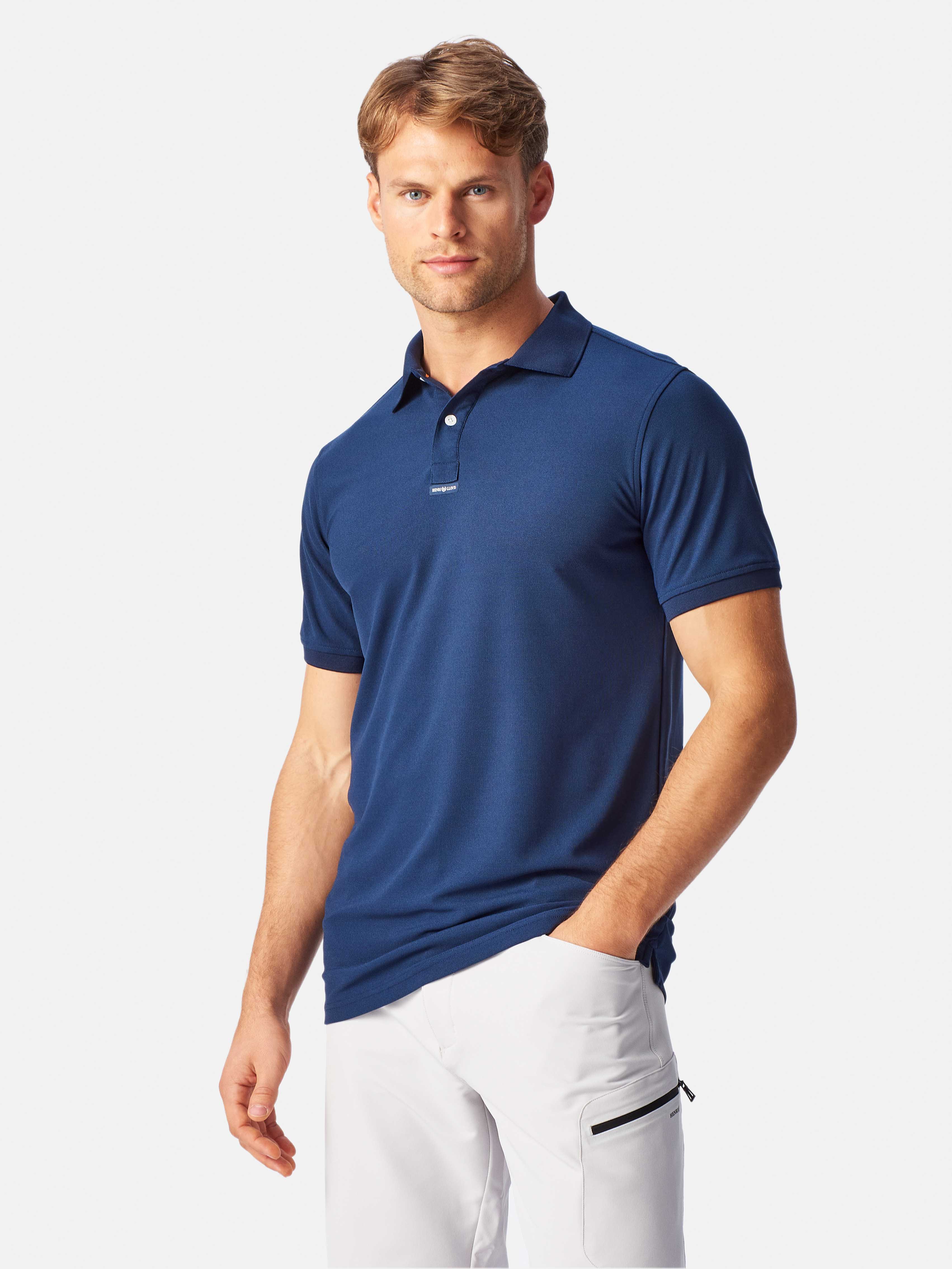 Dri Fast Polo Navy Blue Henri Lloyd Australia