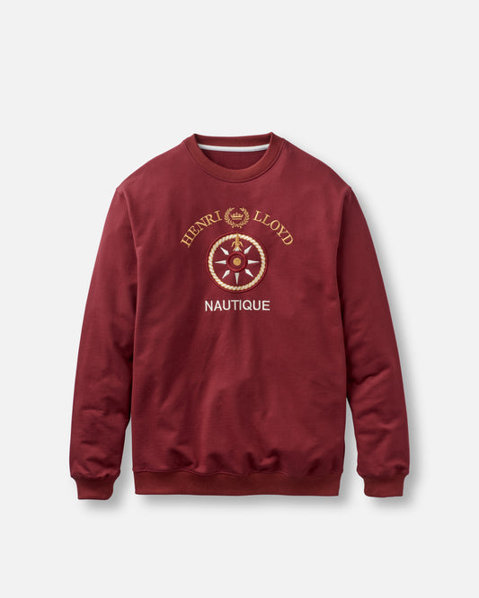 Nautique Crew Neck Sweat - Freo Red