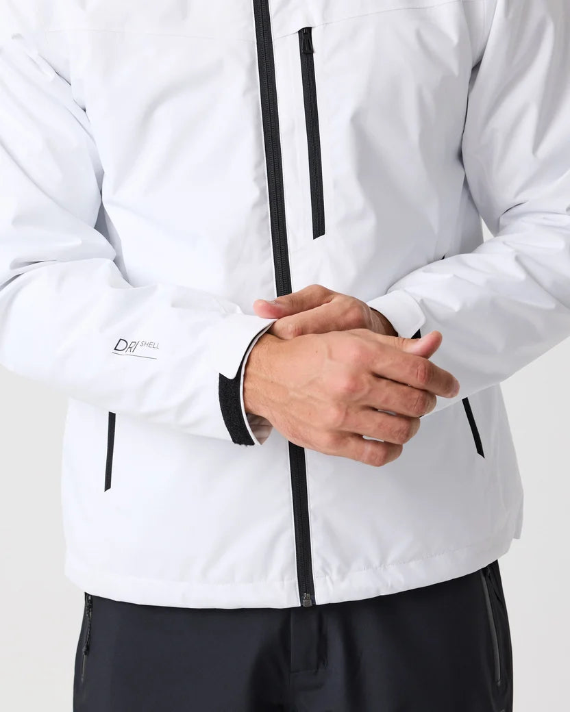 Men's Breeze Hooded Jacket - White