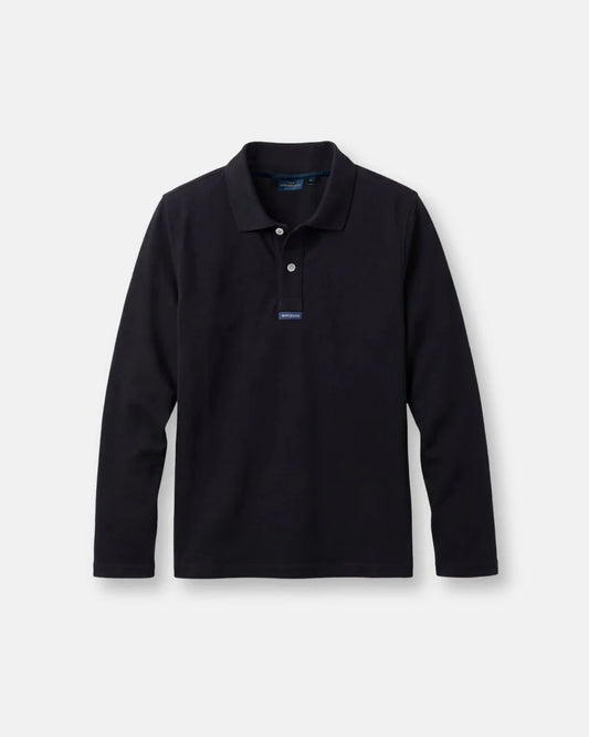 Women's Dri-Fast LS Polo - Eco Black