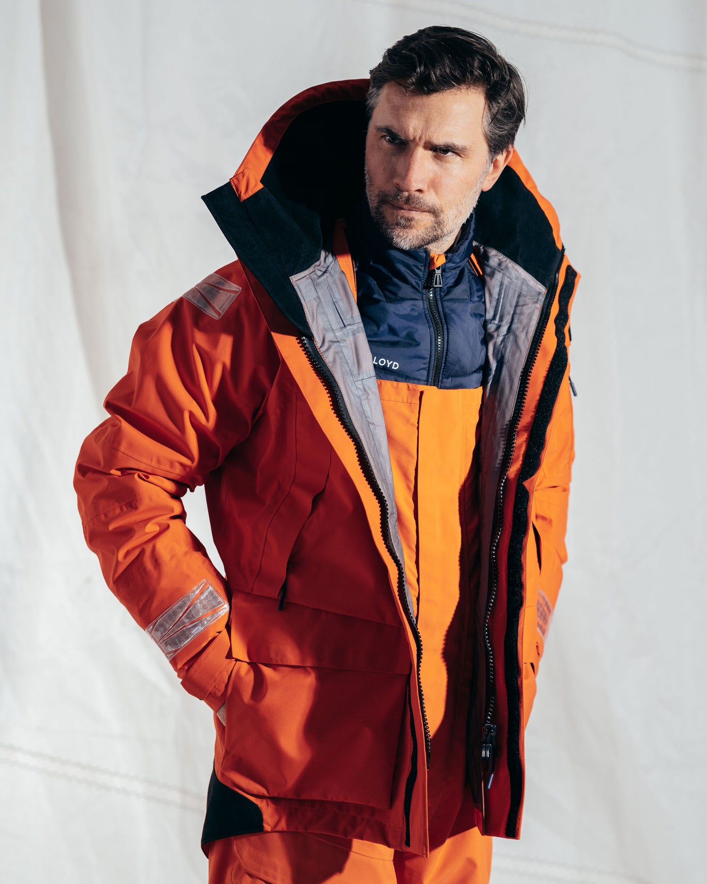 Men's O-Race Jacket 3L - Power Orange