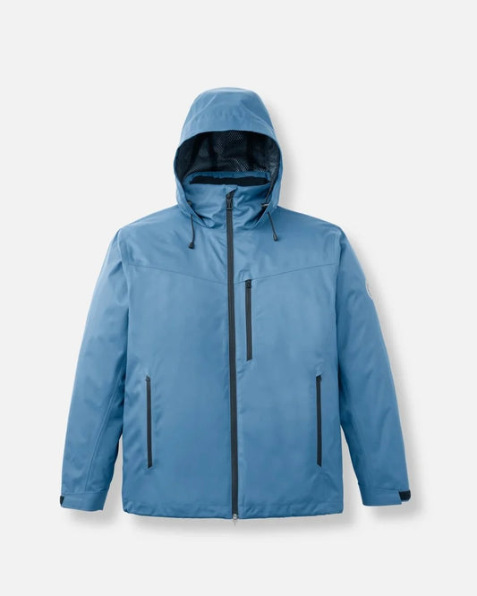 Men's Breeze Hooded Jacket - Fjord Blue
