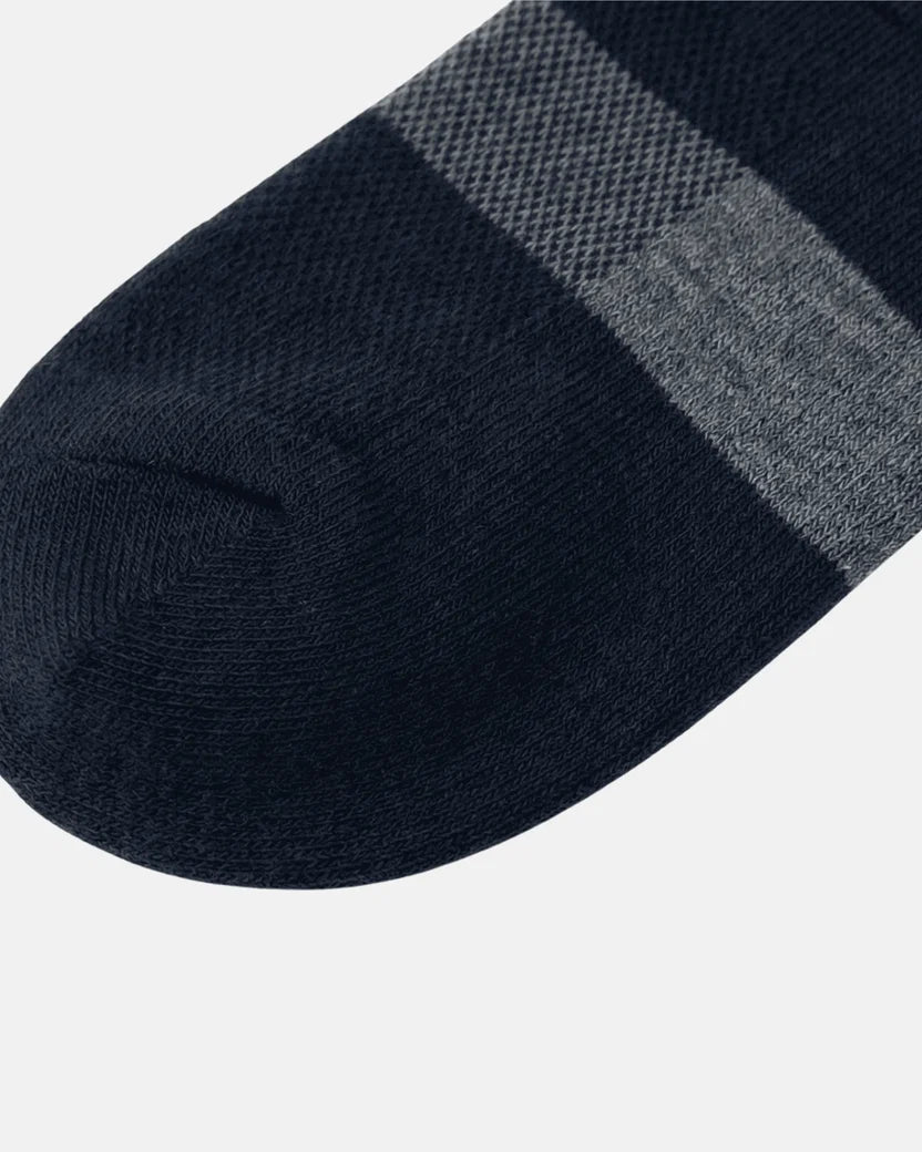 Merino Wool Sock - Asphalt Marl / Navy Marl