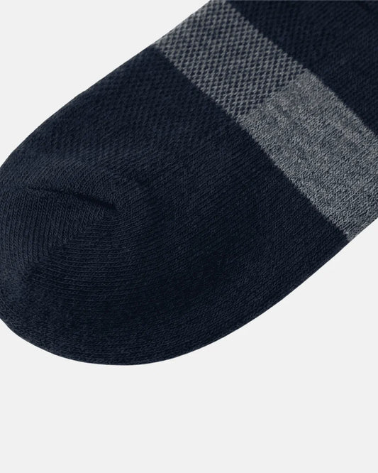 Merino Wool Sock - Asphalt Marl / Navy Marl