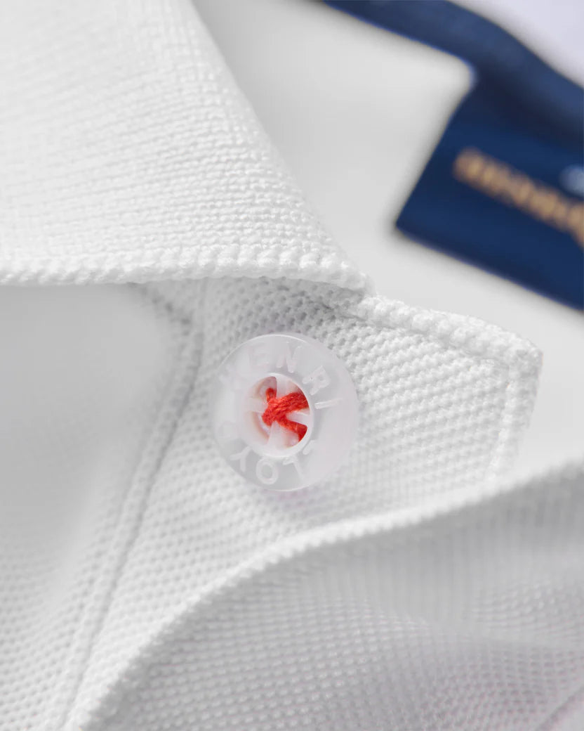 Men's Dri-Fast LS Polo - Eco White