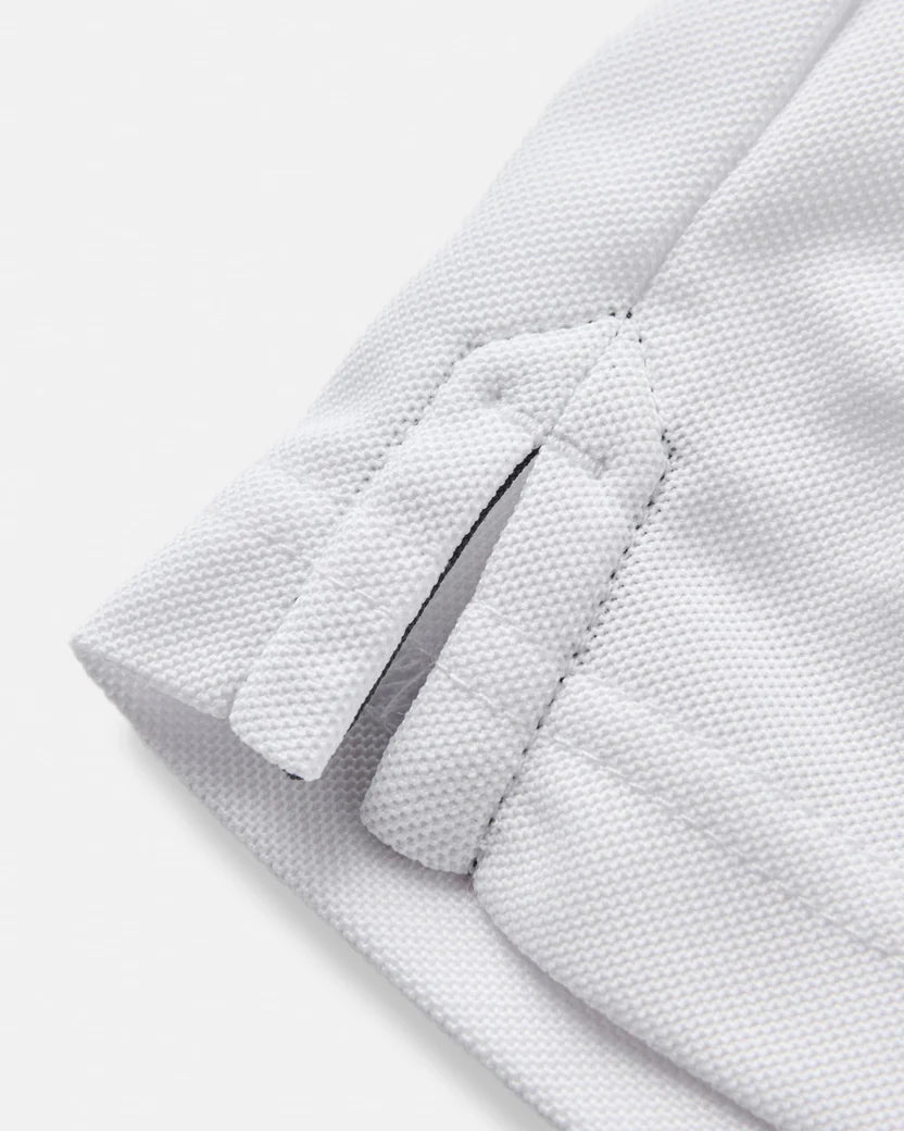 Men's Dri-Fast LS Polo - Eco White