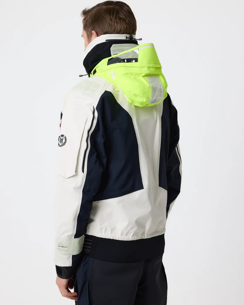 Men's Ocean Pro Full Zip Smock - Navy Black/Off White