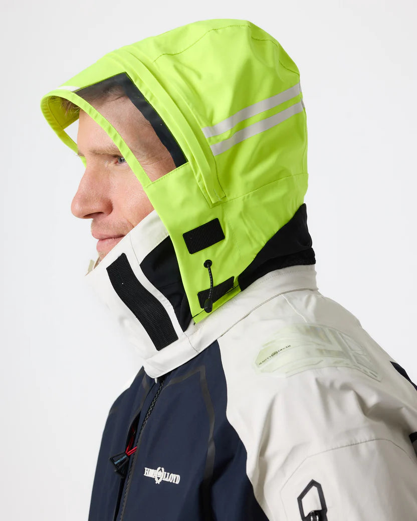 Men's Ocean Pro Full Zip Smock - Navy Black/Off White