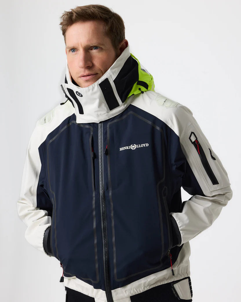 Men's Ocean Pro Full Zip Smock - Navy Black/Off White
