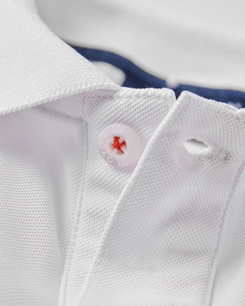 Women's Dri-Fast LS Polo - Eco White